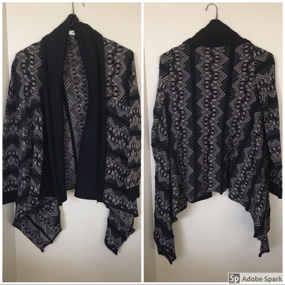 💚YA LOS ANGELES Aztec Cascading Sweater